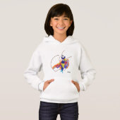 Sweatshirt à capuche pour adulte : Touchdown (Devant entier)