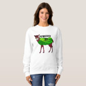 Sweatshirt à capuche Powered by Dil Doe - Humour A (Devant entier)