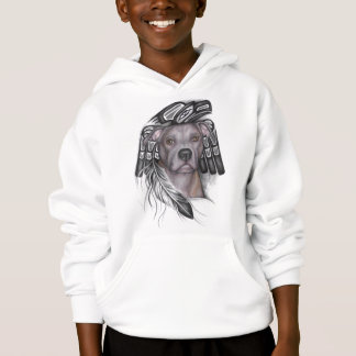 Sweatshirt à capuchon de délivrance de pitbull de