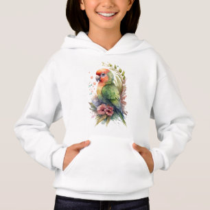 Sweatshirt à capuchon de perroquet pour enfants