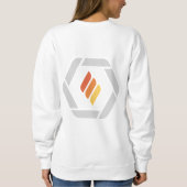 Sweatshirt à col blanc féminin de la FPD (Dos)