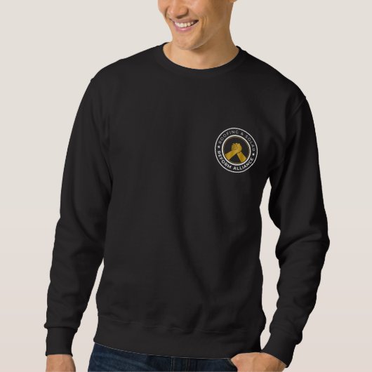 Sweatshirt à col ras RSRA petit logo (Devant)