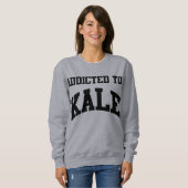 Sweatshirt à col rond Addicted To Kale (Devant entier)