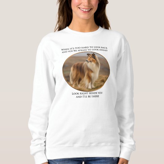Sweatshirt À Côté De Vous Collie (Devant)