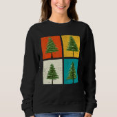 Sweatshirt À feuillage persistant Tree Outdoor Wildlife Pop A (Devant)