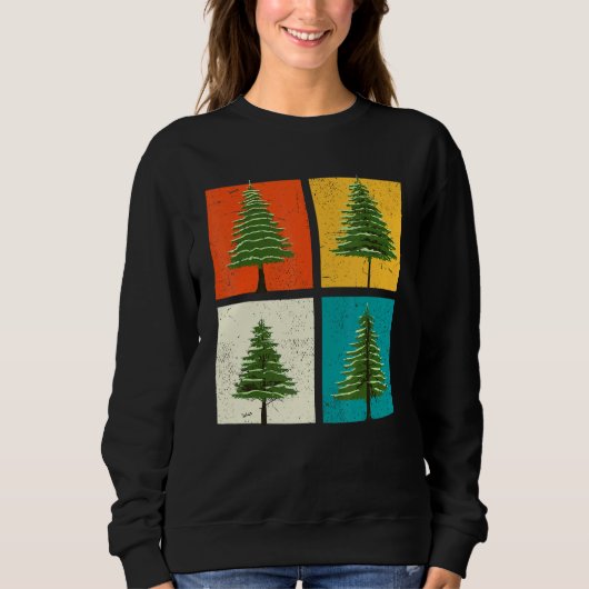 Sweatshirt À feuillage persistant Tree Outdoor Wildlife Pop A (Devant)