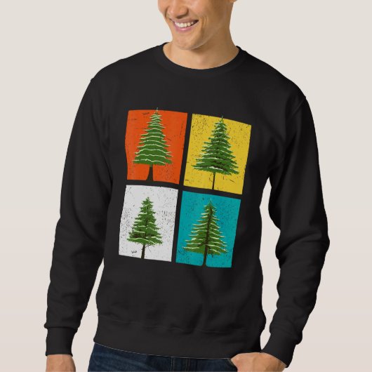 Sweatshirt À feuillage persistant Tree Outdoor Wildlife Pop A (Devant)