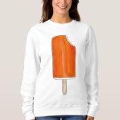 Sweatshirt à la crème glacée orange (Devant)