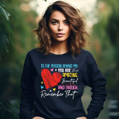 Sweatshirt À la personne derrière moi