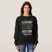 Sweatshirt À La Sortie De L'École De 22 Leopard Lycée Gr (Devant entier)
