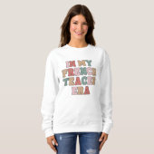 Sweatshirt À l'époque de mon professeur de français (Devant entier)