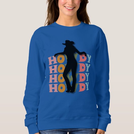 Sweatshirt À l'ère de ma fille - Howdy (Devant)