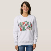 Sweatshirt À l'ère de mon Noël (Devant entier)