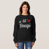 Sweatshirt A Lil Bougie Funny Women (Devant entier)