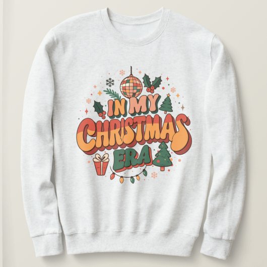 Sweatshirt À mon ère de Noël Super (Design devant)