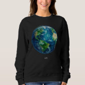 Sweatshirt A painting of the earth in a space (Devant)