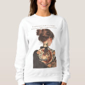Sweatshirt A patterned shirt of a woman wearing a tattoo-patt (Devant)