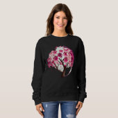 Sweatshirt A Refreshing and Vibrant Cherry Blossom Tree of li (Devant entier)