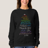 Sweatshirt A Savior is Born Luke 2-11 Christmas Tree Shirts (Devant)