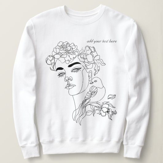 Sweatshirt à stylo unique (Design devant)