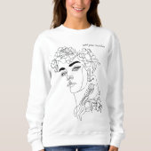 Sweatshirt à stylo unique (Devant)