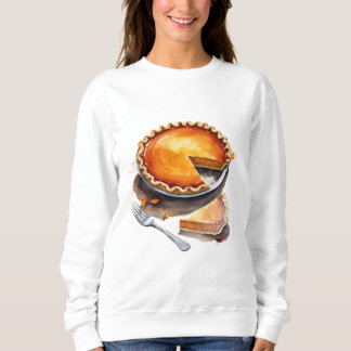 Sweatshirt à tarte Citrouille confortable pour aut