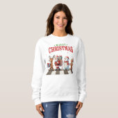 Sweatshirt Abbaye de Noël Road (Devant entier)