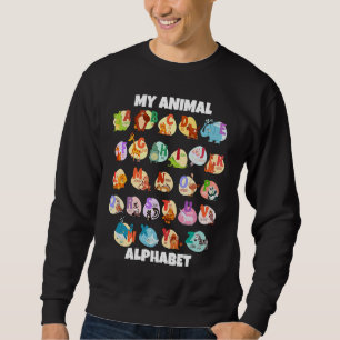 Sweatshirt ABC Animaux Identification A Z Types De Zoo Animau