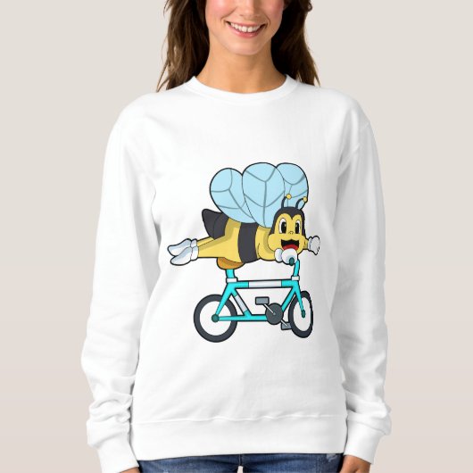 Sweatshirt Abeille à vélo (Devant)