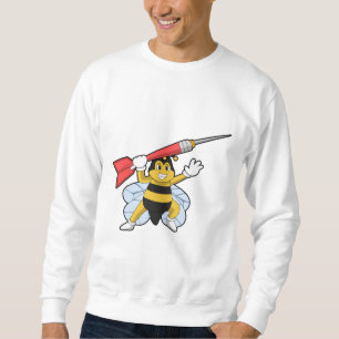 Sweatshirt Abeille aux fléchettes avec fléchette.PNG