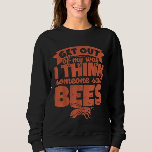 Sweatshirt Abeille Dehors De Mon Chemin (Devant)
