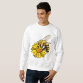 Sweatshirt Abeille en fleurs (Devant entier)