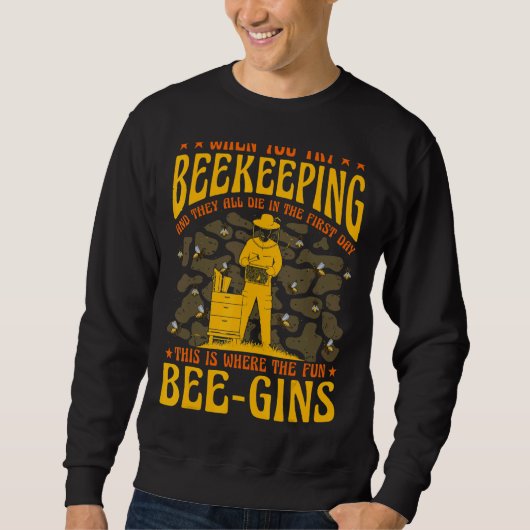 Sweatshirt Abeilles apiculteur dire 21 (Devant)