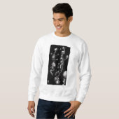 Sweatshirt Aberrations organiques flottantes (Devant entier)