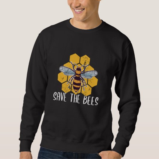 Sweatshirt Abethkeeper Save the Bees Beekeeper Gift (Devant)