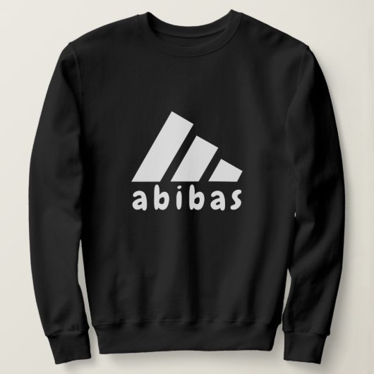 Sweatshirt abibas - ADIDAS Parody Logo Gag Gift (Design devant)