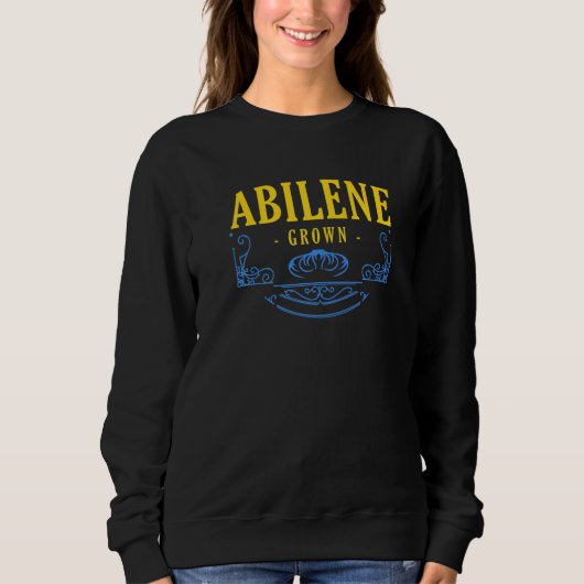 Sweatshirt Abilene Grosse Texas American Tx Usa Hometown Resi (Devant)