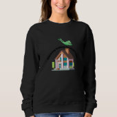 Sweatshirt Able to leap buildings in a single bound 1 (Devant)
