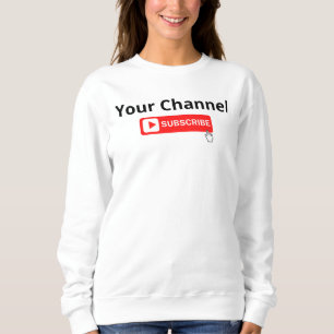 Sweatshirt Abonnement de canal personnalisé