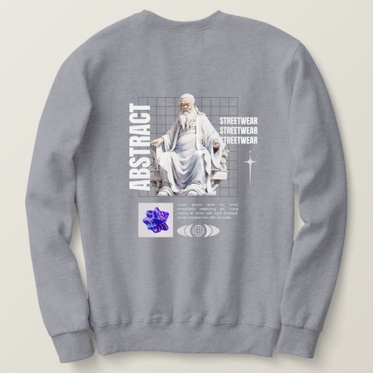 Sweatshirt abstrait - streetwear (Design dos)