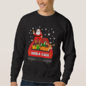 Sweatshirt Abuela Claus Camion Rouge Père Noël Reindeer Elf C (Devant)