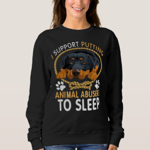 Sweatshirt Abuseurs de sommeil Rottweiler Chien Premium Scoop