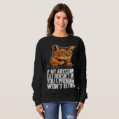 Sweatshirt Abyssinian cat Abyssinian Abyssinian kitten (Devant entier)
