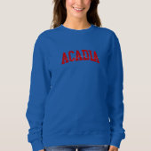 Sweatshirt Acadia girl university  (Devant)