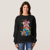 Sweatshirt Accepter Comprendre Amour Gnome Sensibilisation su (Devant entier)