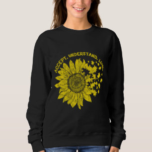 Sweatshirt Accepter Comprendre Les Enfants Autistes Soutenir 
