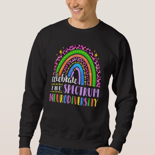 Sweatshirt Accepter la Sensibilisation sur l'autisme de la ne (Devant)