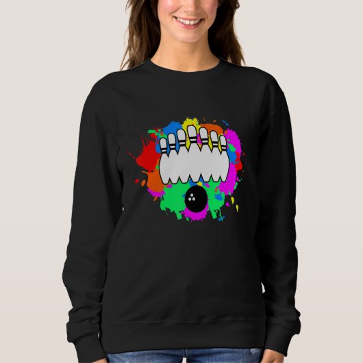 Sweatshirt Accessoires De Bowling Bowlers Bowling Graphic Pou (Devant)