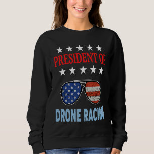 Sweatshirt Accessoires de course de drone USA Citation de co
