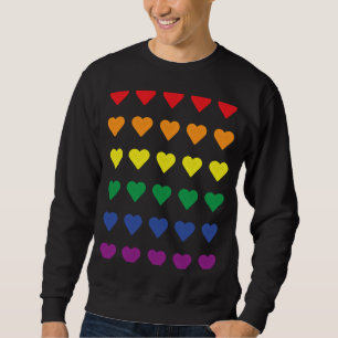 Sweatshirt Accessoires LGBT Heart Gay pride LGBTQ + Rainbow L